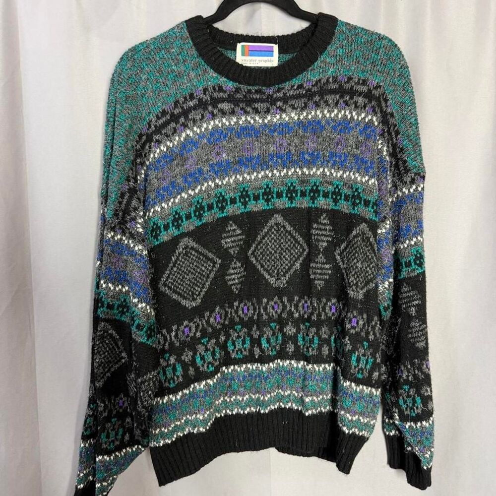 Sweater Graphics Men's multi colored